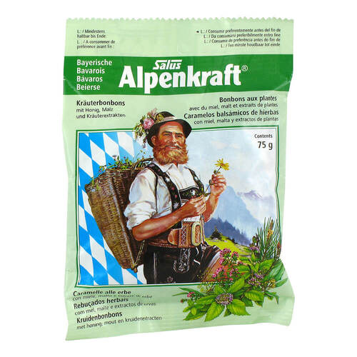Alpenkraft Kr&auml;uterbonbons mit Honig + Malz Salus - 1