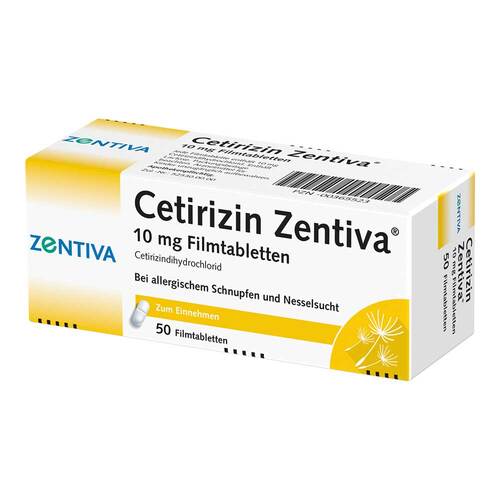 Cetirizin Zentiva 10 mg Filmtabletten - 1