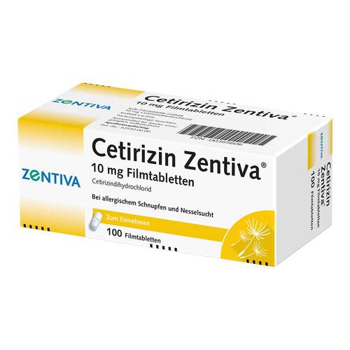 Cetirizin Zentiva 10 mg Filmtabletten - 1