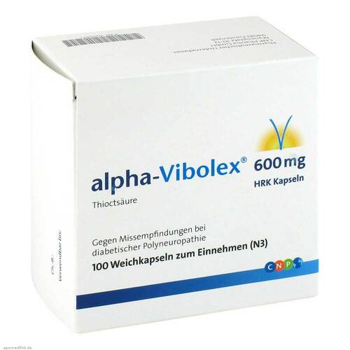 Alpha Vibolex 600 mg Hrk Weichkapseln - 1