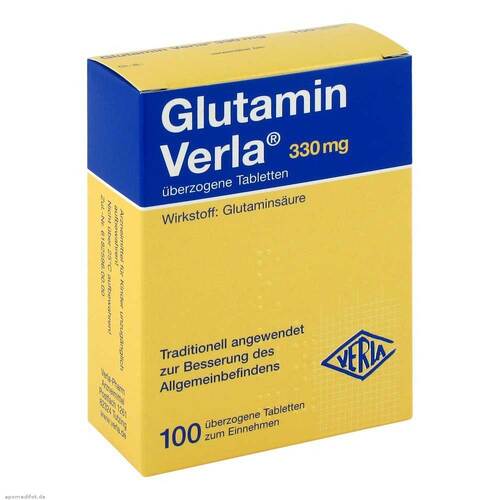 Glutamin Verla® &uuml;berzogene Tabletten - 1