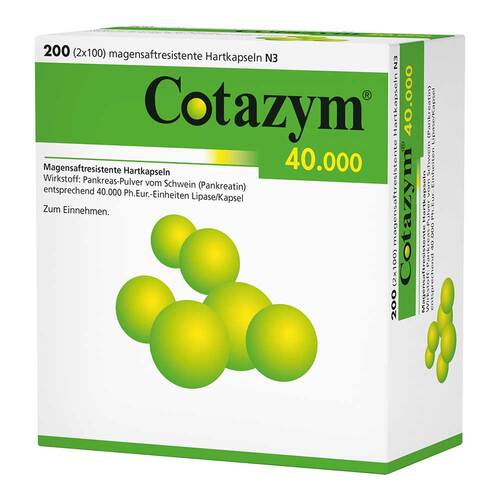Cotazym 40.000 Pellets magensaftresistente Kapseln - 1