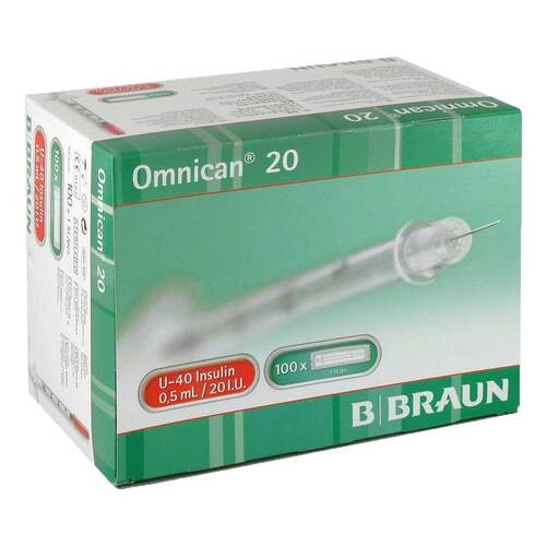 Omnican 20 0,5ml Insolinspritzen U-4 - 1