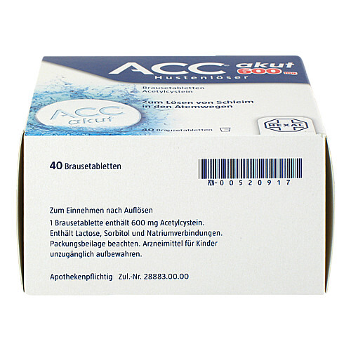 ACC® akut 600 mg Hustenl&ouml;ser, Brausetabletten - 3