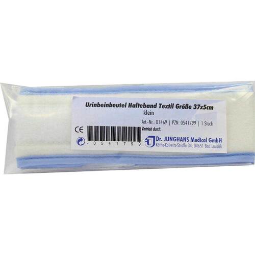 Urin Beinbeutel Halteband Textil 37 cm klein - 1