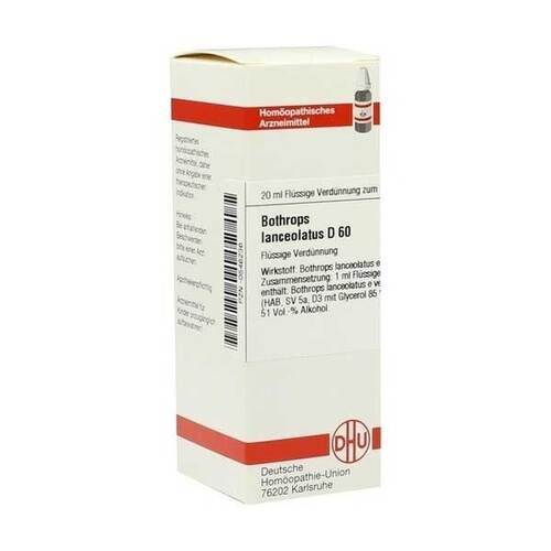 DHU Bothrops lanceolatus D 60 Dilution - 1