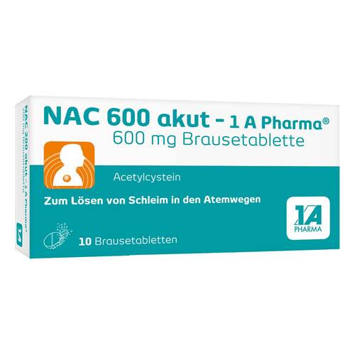 NAC 600 akut 1A Pharma Brausetabletten - 1