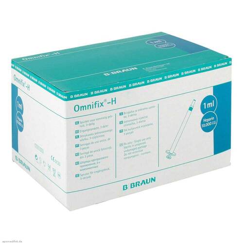 Omnifix Heparin 10.000I.E. latexfrei Spritzen - 1