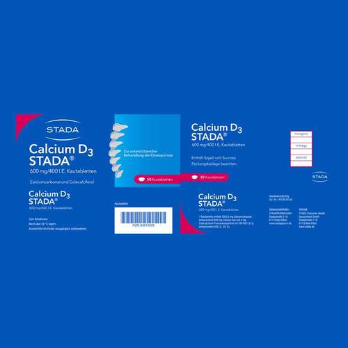 Calcium D3 STADA® 600 mg/400 I.E. Kautabletten - 5