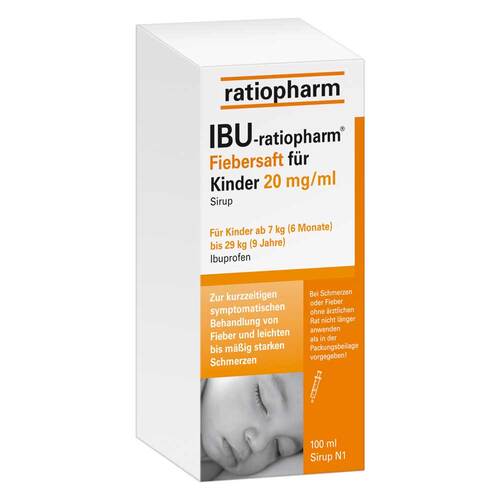 Ibu Ratiopharm 2% Fiebersaft f&uuml;r Kinder - 1