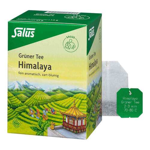 Gr&uuml;ner Tee Himalaya Bio Salus Filterbeutel - 1