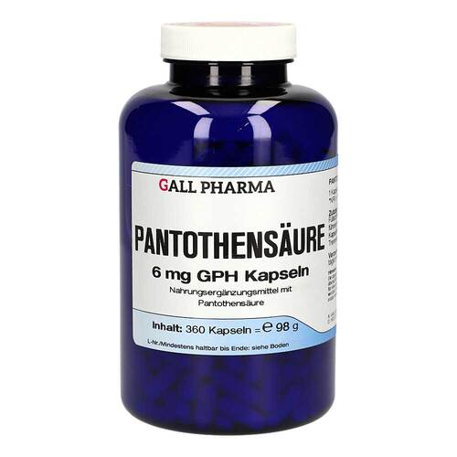 Pantothens&auml;ure 6 mg GPH Kapseln - 1