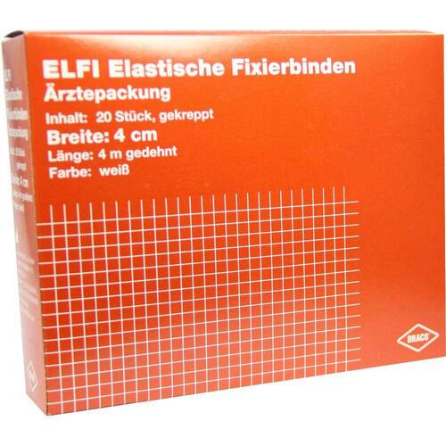 Dracoelfi elastisch Fixierbinde 4cmx4m gekreppt - 1