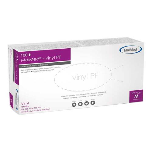 Maimed Handschuhe Vinyl puderfrei unsteril mittel - 1