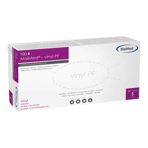 Maimed Handschuhe Vinyl puderfrei unsteril klein - 1