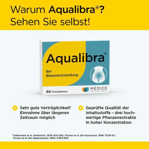 Aqualibra® Filmtabletten bei Harnwegsinfekten - 7