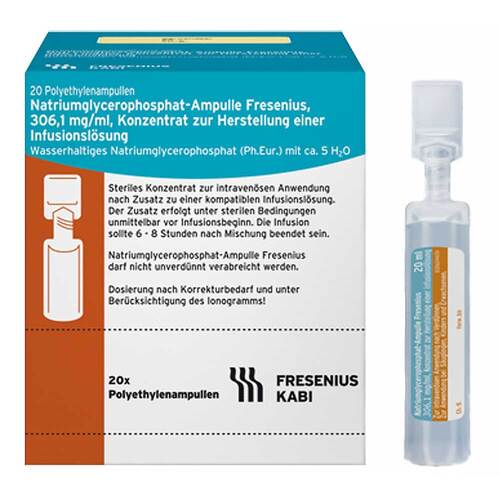 Natriumglycerophosphat Ampulle Infusionsl&ouml;sung -Konzentrat - 1