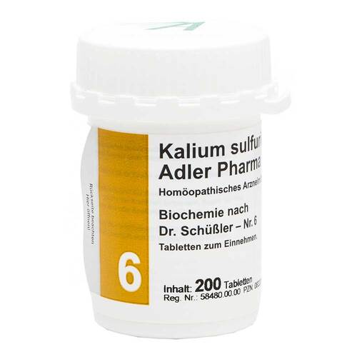 Biochemie Adler 6 Kalium sulfuricum D6 Adl.Ph. Tabletten - 1