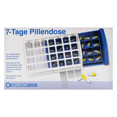 Pillendose f&uuml;r 7 Tage mit 28 F&auml;chern - 1