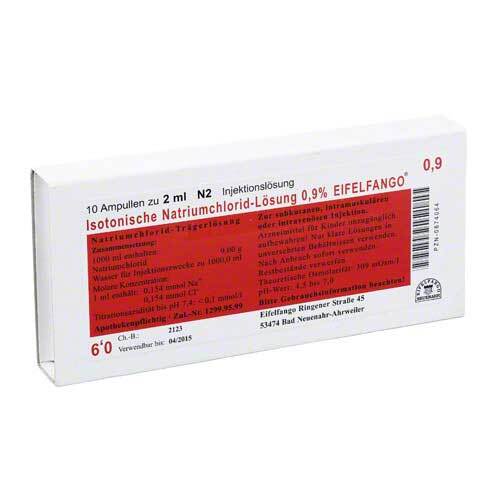 Isotonische Nacl L&ouml;sung 0,9% Eifelfango Injektionsl&ouml;sung - 1