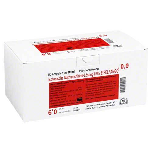 Isotonische Nacl L&ouml;sung 0,9% Eifelfango Injektionsl&ouml;sung - 1
