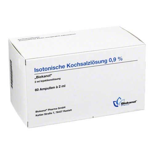 Isotonische Kochsalzl&ouml;sung 0,9% Biokanol Ampullen - 1