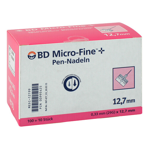 BD Micro-Fine Kan&uuml;le 0,33x12,7 mm - 1
