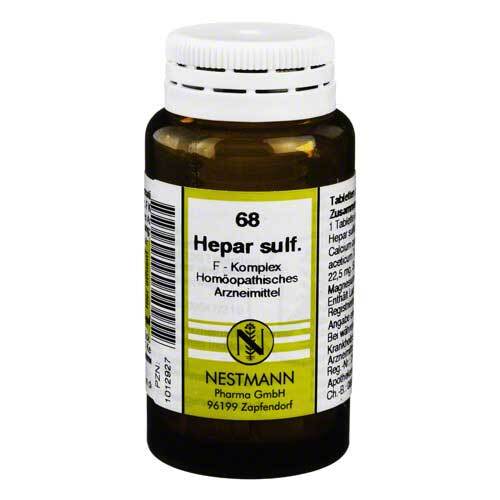 Hepar sulfuris F Komplex Nr. 68 Tabletten - 1