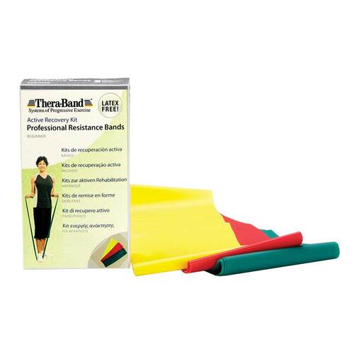 Thera Band Set leicht 1,50m gelb, rot und gr&uuml;n - 1