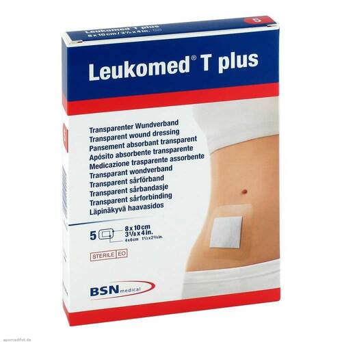 Leukomed trans. plus sterile Pflaster 8x10 cm - 1