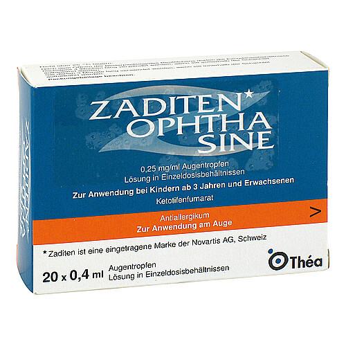 Zaditen ophtha sine Augentropfen Einzeldosispipetten - 1