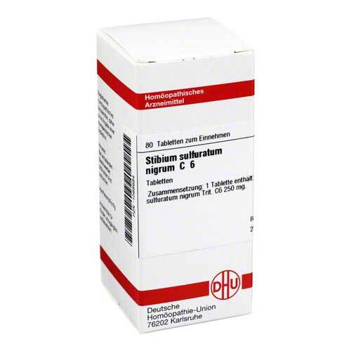 DHU Stibium sulfuratum nigrum C 6 Tabletten - 1