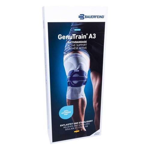 Genutrain A3 Kniebandage rechts Gr&ouml;&szlig;e 2 natur  - 1