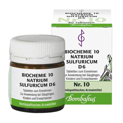 Biochemie 10 Natrium sulfuricum D 6 Tabletten - 1