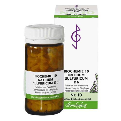 Biochemie 10 Natrium sulfuricum D 6 Tabletten - 1