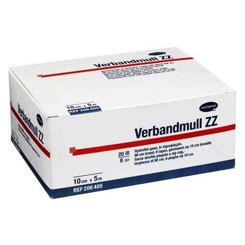 Verbandmull Hartmann 10 cm x 5 m zickzack - 1