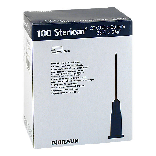 Sterican Kan&uuml;len 23Gx2 3 / 8 0,6x60 mm - 1