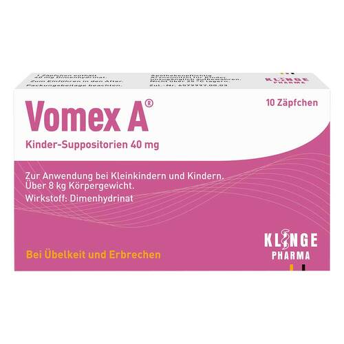 Vomex A® Kinder-Suppositorien 40mg - 1