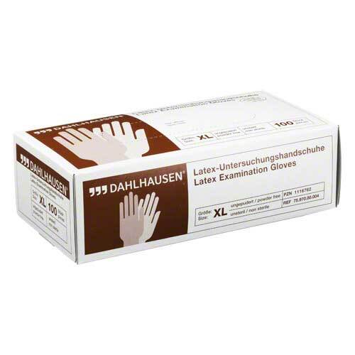 Handschuhe Latex ungepudert Gr&ouml;&szlig;e XL - 1