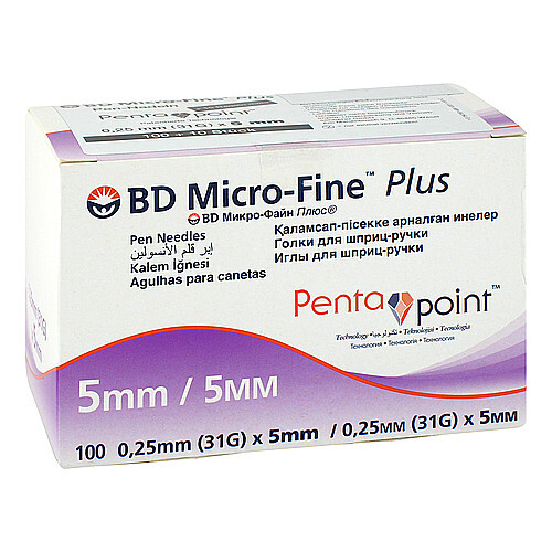 BD Micro-Fine + 5 Nadeln 110x0,25x5 mm - 1