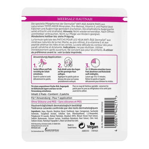Dermasel Augen Pads Anti-Age - 2