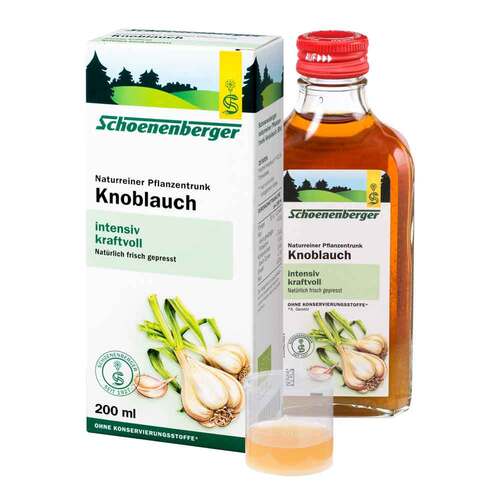 Knoblauch Naturreiner Pflanzentrunk Schoenenberger - 1