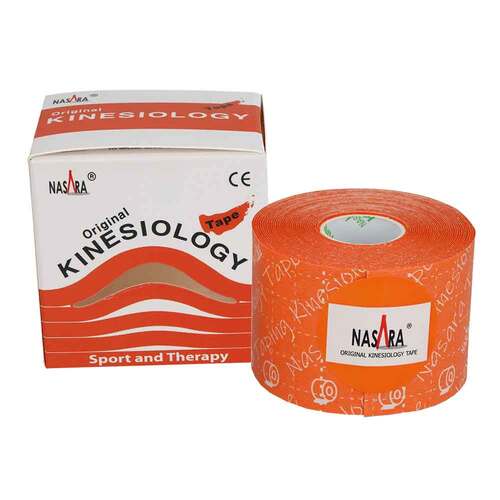 Kinesiotape Nasara 5cmx5m orange - 1