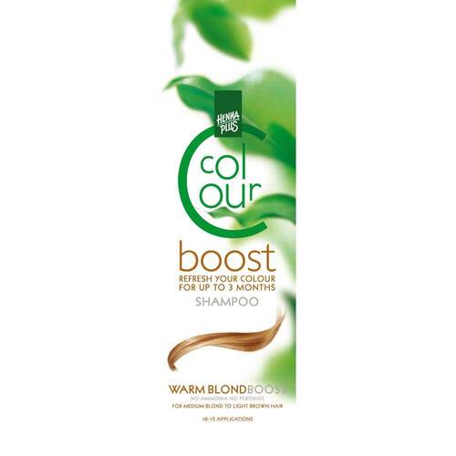 Hennaplus Colour Shampoo Boost Warm Blond - 1