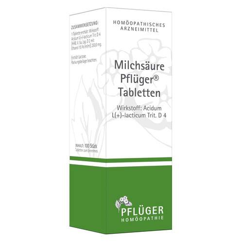 Milchs&auml;ure Pfl&uuml;ger Tabletten - 1