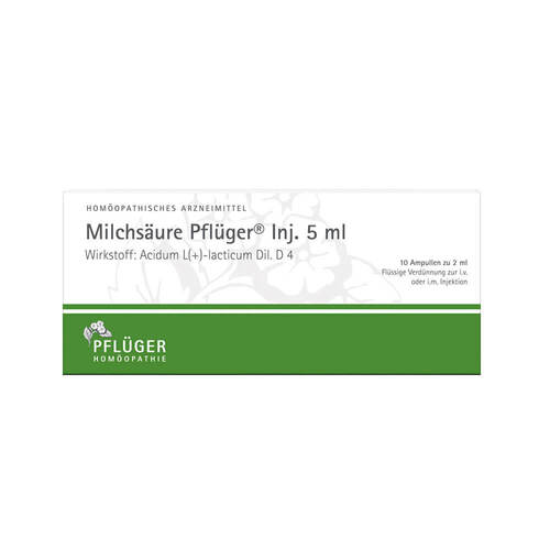 Milchs&auml;ure Pfl&uuml;ger Injektionsl&ouml;sung 5 ml - 1