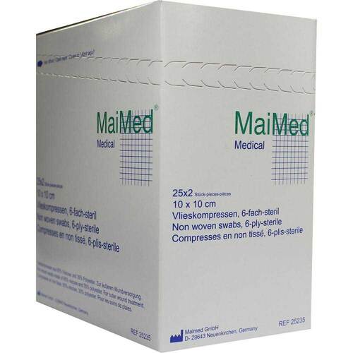 Vlieskompressen 10x10 cm steril 6fach - 1