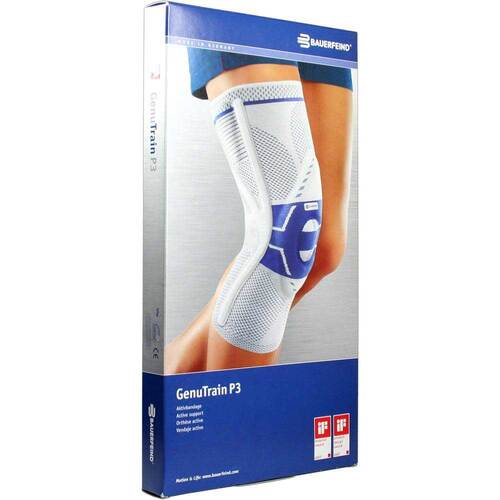 Genutrain Kniebandage P3 rechts Gr&ouml;&szlig;e 4 natur - 1