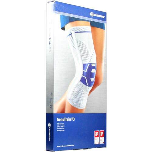 Genutrain Kniebandage P3 links Gr&ouml;&szlig;e 4 natur - 1