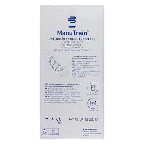 Manutrain Handgelenkbandage Gr&ouml;&szlig;e 5 links natur - 2